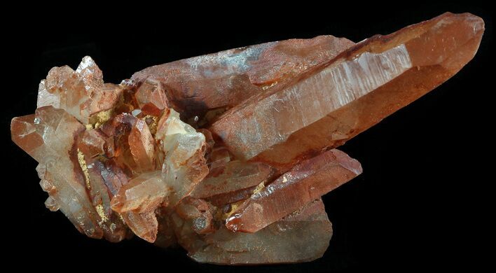 Natural Red Quartz Crystals - Morocco #51550